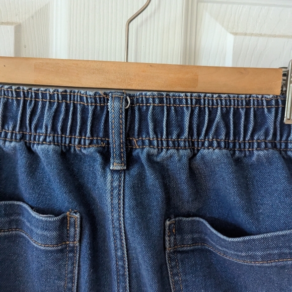 Women's KNOX ROSE Blue Straight Leg High Waist Mom Jeans 34/29 - Picture 7 of 11